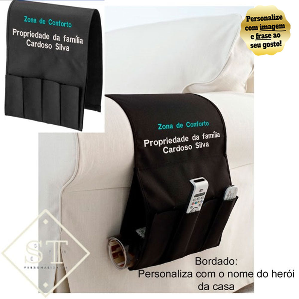 Embroidered Remote Control Holder Let's Write a Movie Together